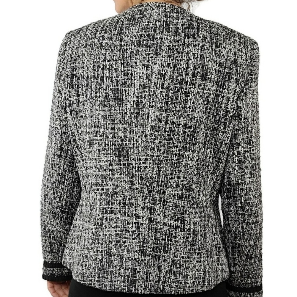 Jones New York Tweed Suit Jacket Coat Size 10 EUC - Picture 6 of 13